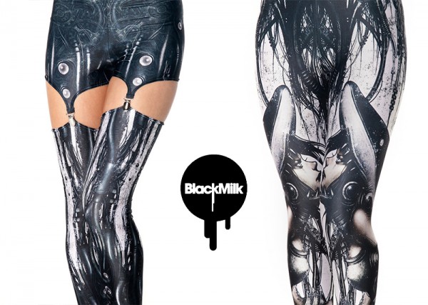BlackMilk x shichigoro – Mechanical Suspenders & Shark Girl Leggings
