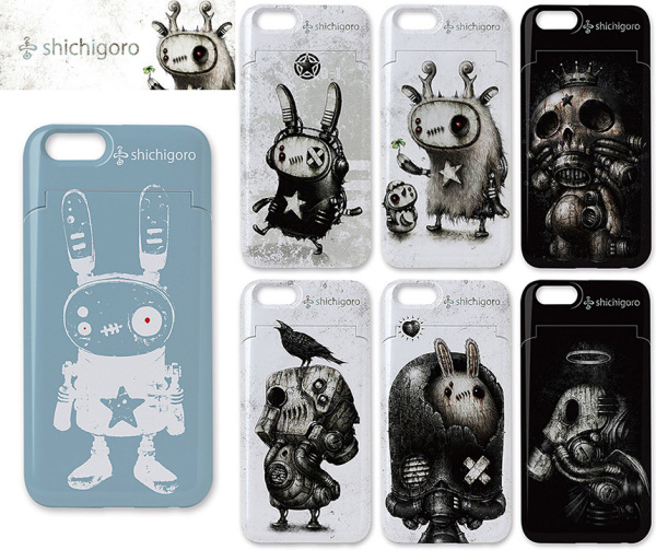 shichigoro Hard Case with a mirror for iPhone - Seven Characters