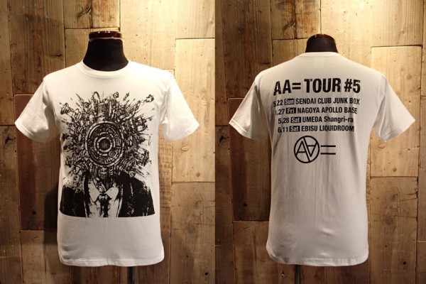 AA= #5 Tour T-shirts - White