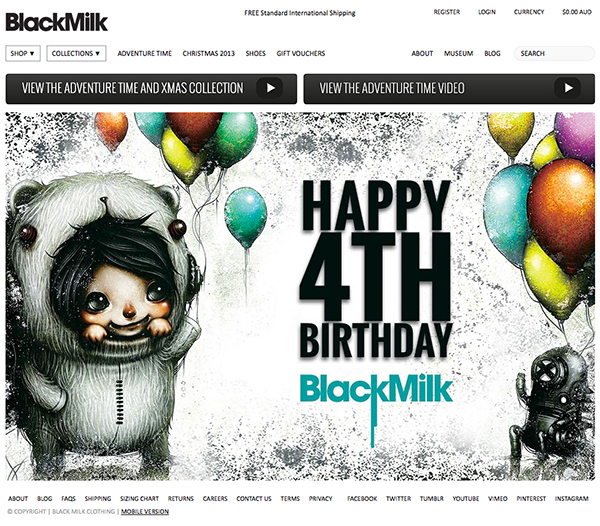 BlackMilk × shichigoro – 4th Birthday Collaboration