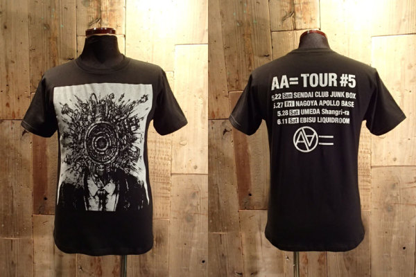 AA= TOUR #5 Tシャツ ブラック