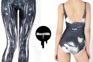 BlackMilk x shichigoro – Mechanical Leggings & Mecha Girl Sad Swimsuit