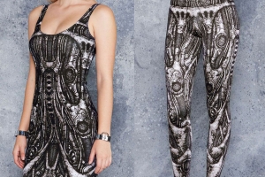 Black Milk × shichigoro コラボ 16 – Next World Machine Leggings & Dress