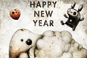 2015 New Year Greetingcard Artwork – Sheep - shichigoro-shingo